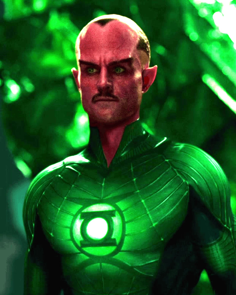 Mark Strong as Sinestro in Green Lantern.