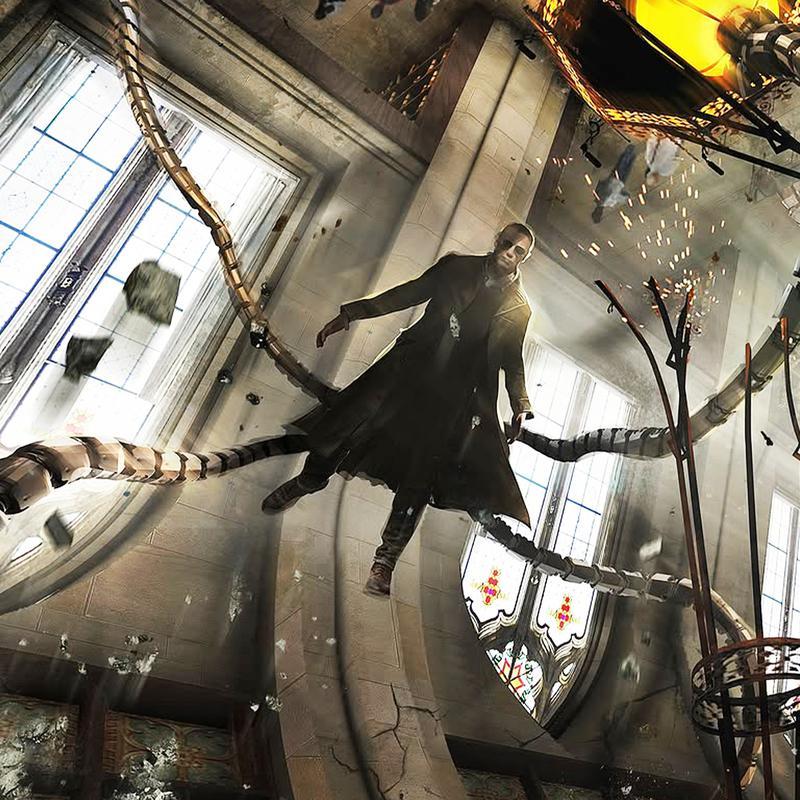 Doc Ock in Sinister Six movie concept art.