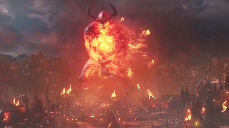 Surtur in Thor: Ragnarok