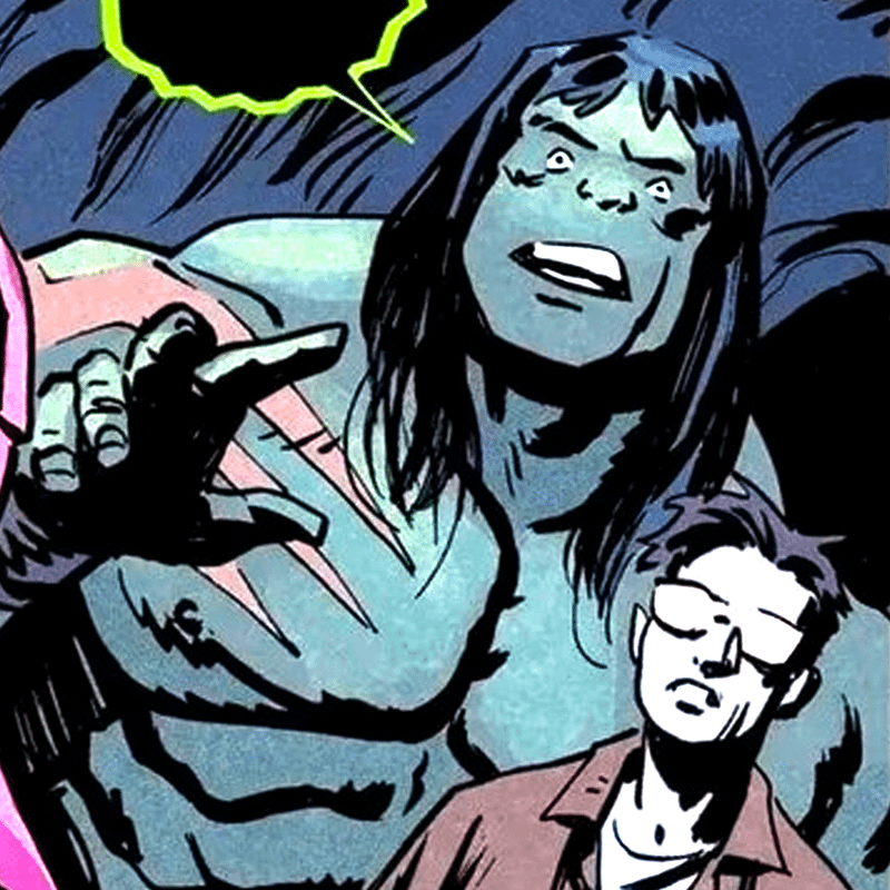 Sakaar with a look of surprise on his face.