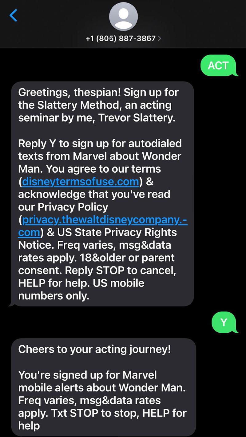 Wonder Man, Slattery Method, Marketing Texts