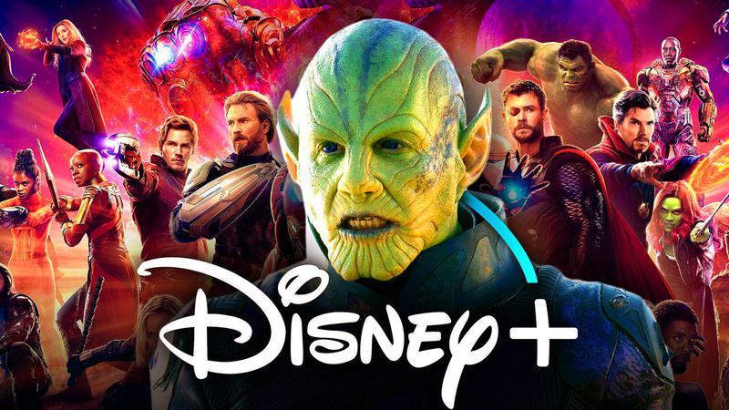 Skrull, Avengers, Disney Plus logo