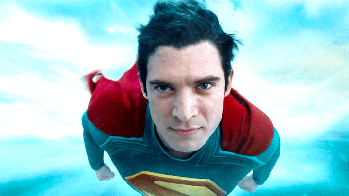 David Corenswet as Superman.