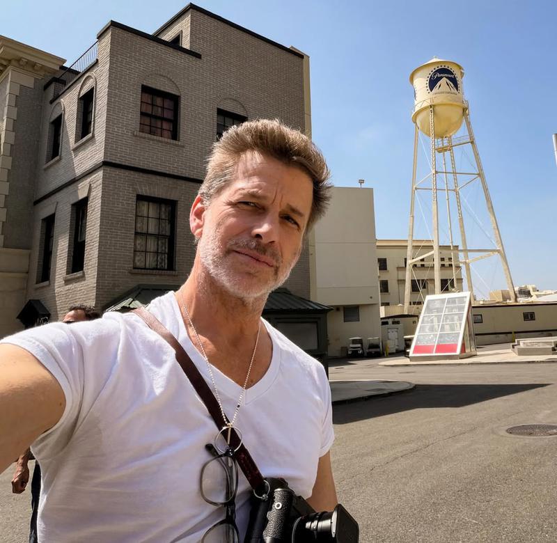 Zack Snyder at Paramount lot.