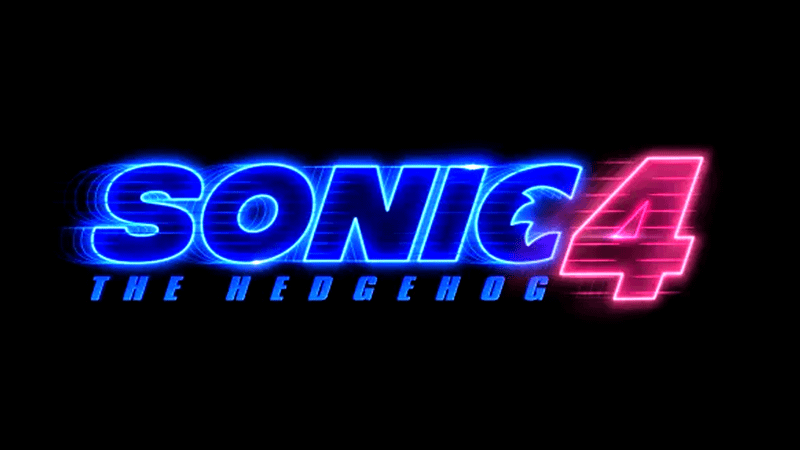 Sonic the Hedgehog 4 movie logo.