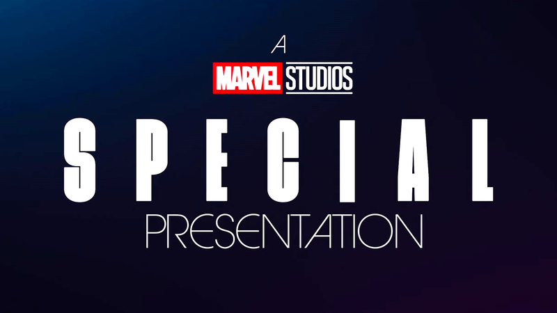 'A Marvel Studios Special Presentation' logo.