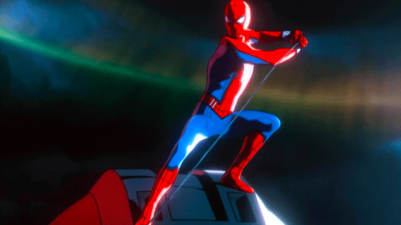 A full look at Spider-Man in Marvel Zombies.