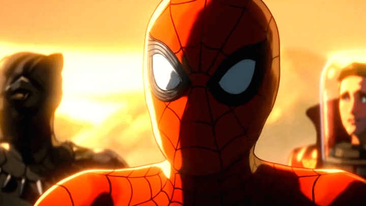 Spider-Man, T'Challa, and Scott Lang