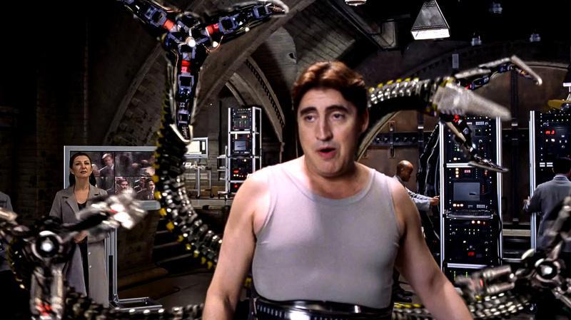 Alfred Molina's Doc Ock in Spider-Man 2.