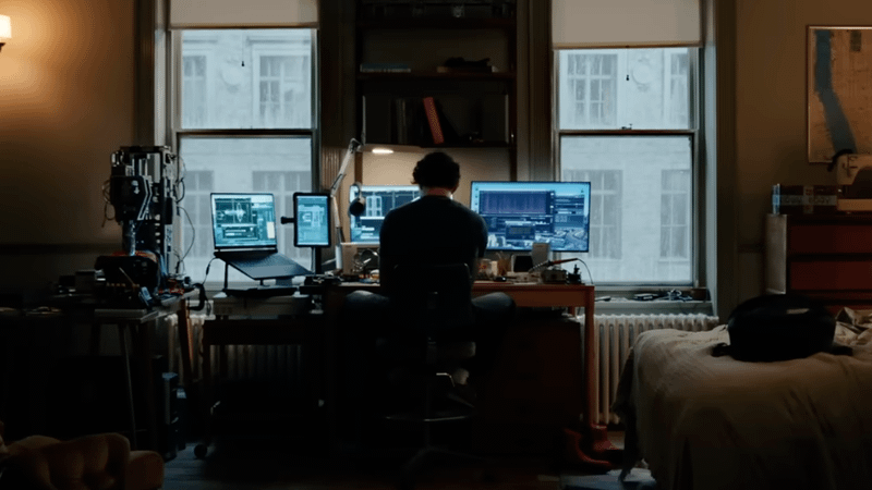 Peter Parker at desk in Spider-Man: Brand New Day.