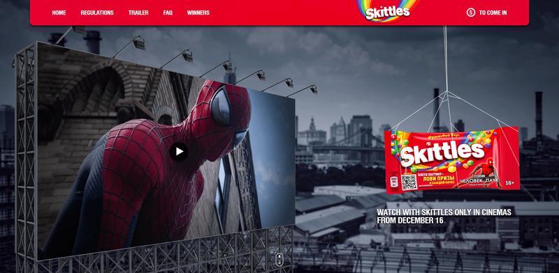 Spider-Man Skittles Old Image