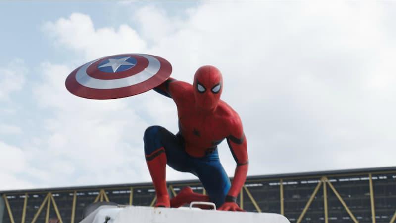 Tom Holland's Spider-Man in Captain America: Civil War