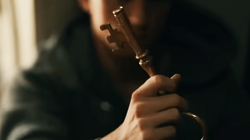 Tom Holland as Peter Parker holding a key to the city in 'Spider-Man: Brand New Day.'