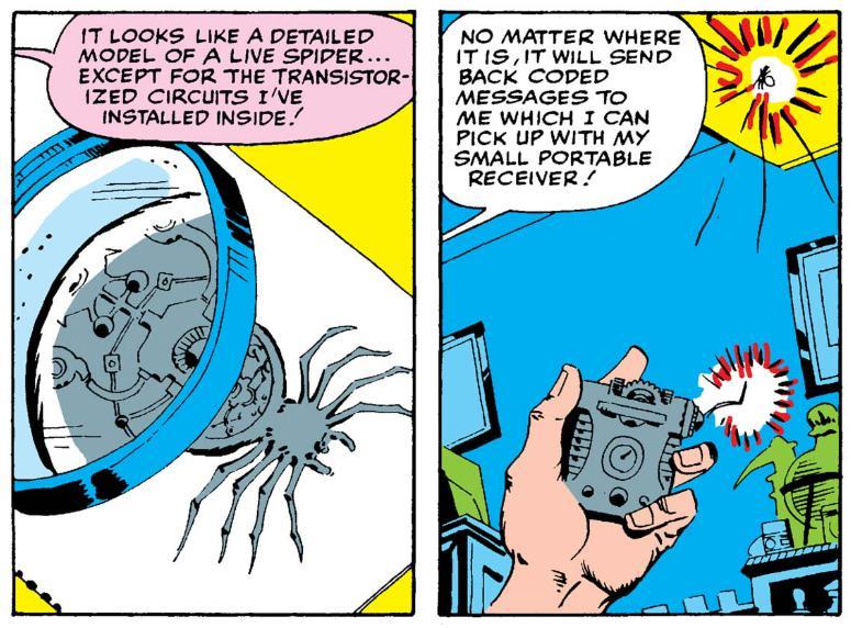 Introduction of the Spider-Tracer in Amazing Spider-Man #11.
