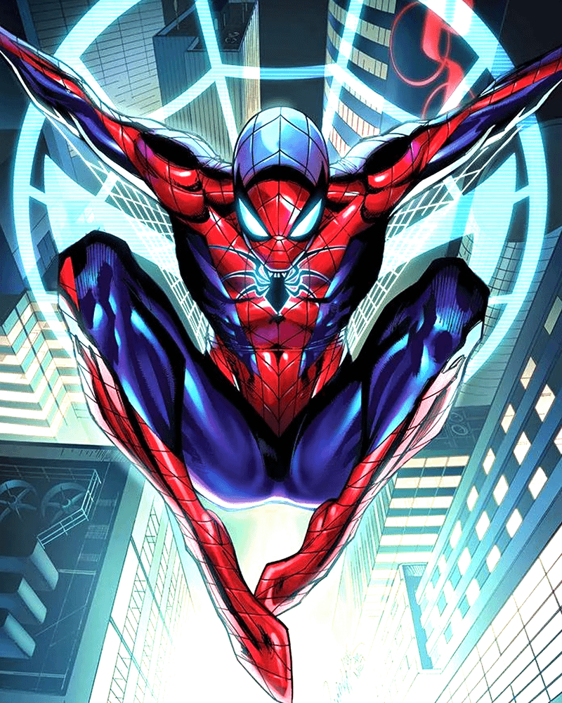 Spider-Armor suit from Marvel Comics.