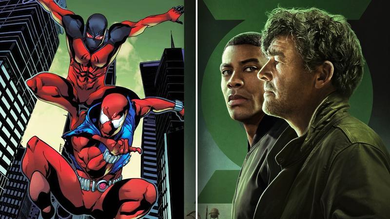 Scarlet Spider and Kaine Parker, Hal Jordan and John Stewart.