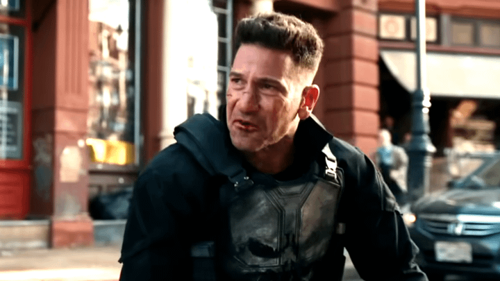 Frank Castle sitting on the ground in Spider-Man: Brand New Day.