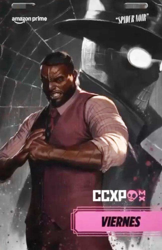 Abraham Popoola in Spider-Noir poster.