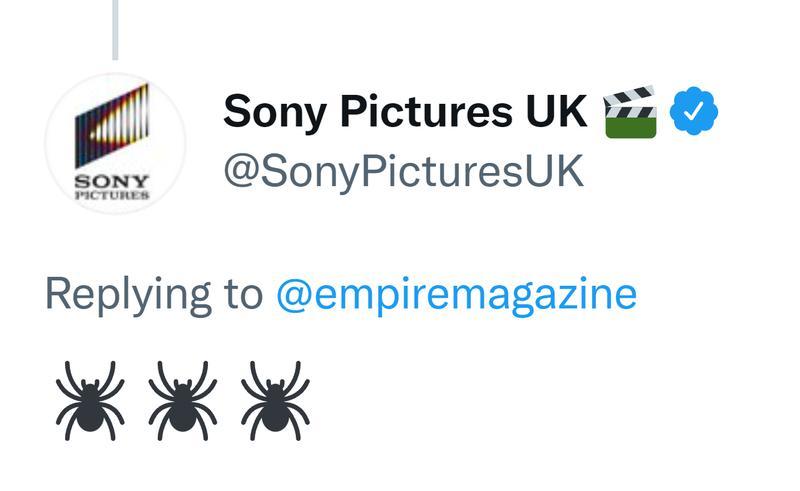 Sony Spider-Man tweet