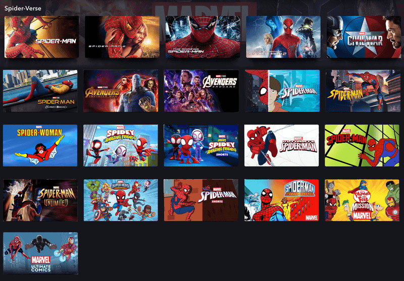 Spider-Verse, Disney+