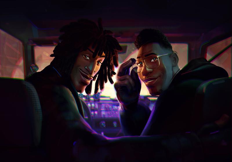 Beyond the Spider-Verse, Jefferson and Aaron Flashback.