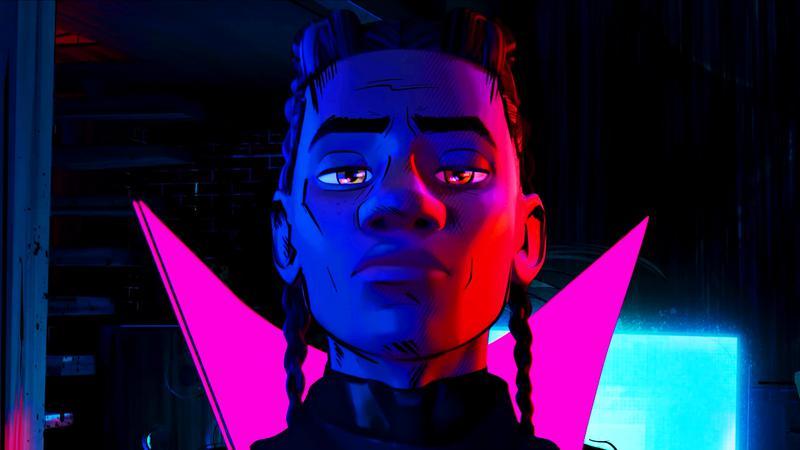 Miles G. Morales/the Prowler in 'Spider-Man: Across the Spider-Verse.'
