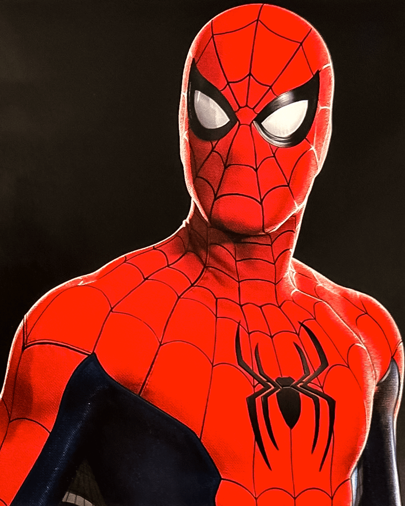 Spider-Man suit concept art from Spider-Man: No Way Home