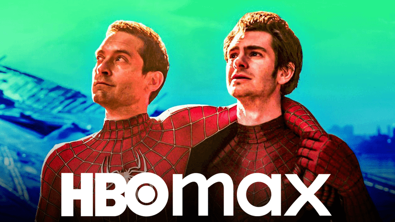 Andrew Garfield and Tobey Maguire's Spider-Man side by side.