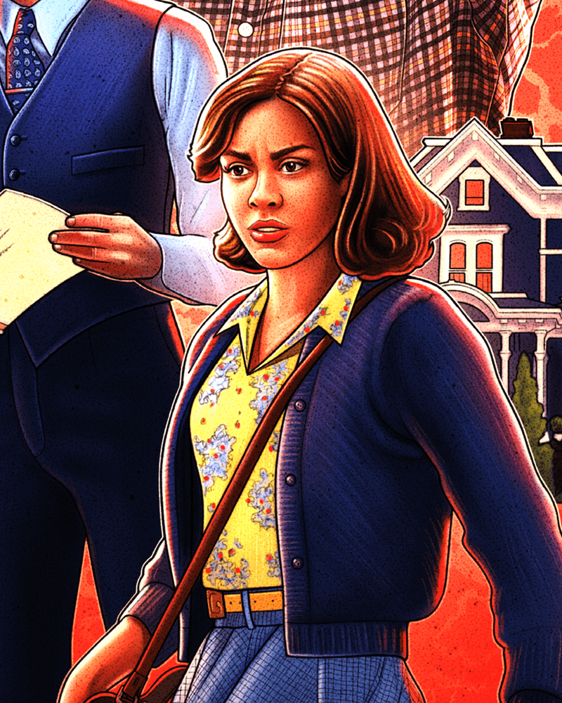 Patty Newby on the cover of Stranger Things: The First Shadow.