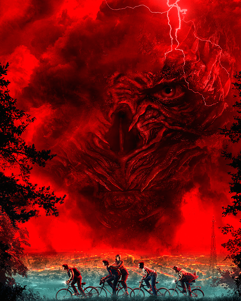 Vecna's ugly face in Stranger Things Season 5
