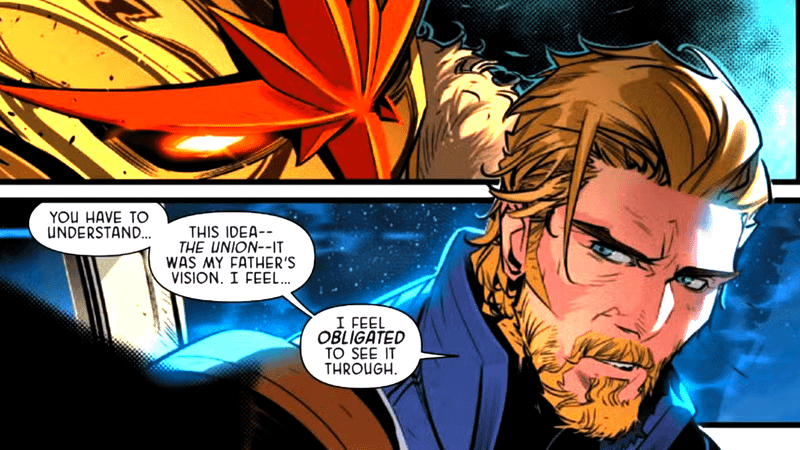 Star Lord taking his father's mantle in Marvel Comics issue Imperial #4