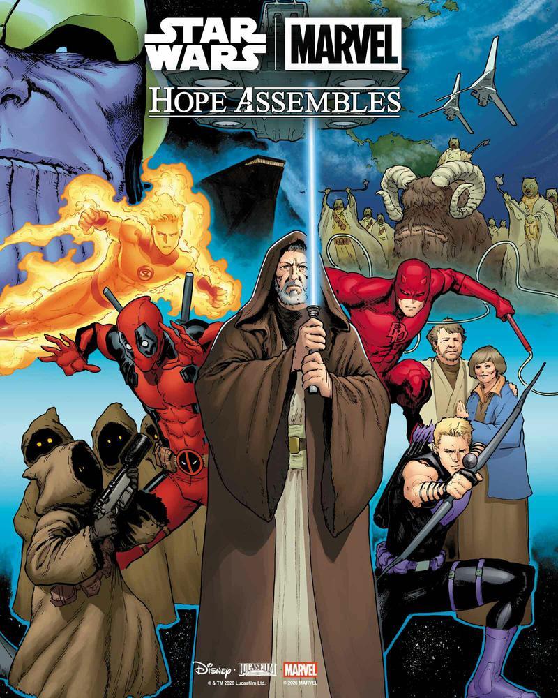 Star Wars Marvel Hope Assembles Obi-Wan Kenobi Hawkeye
