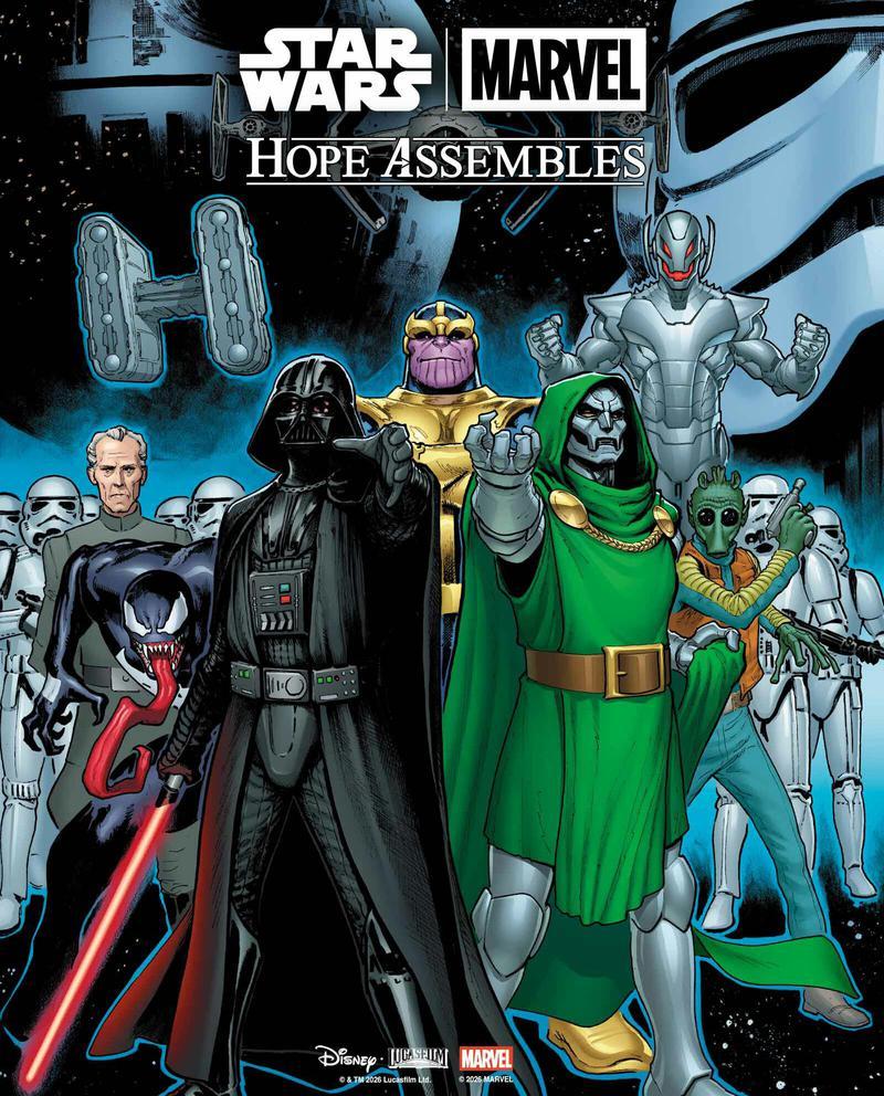Star Wars Marvel Hope Assembles Darth Vader Doctor Doom