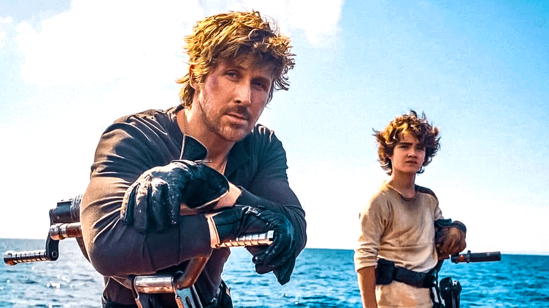 Ryan Gosling and Flynn Gray in Star Wars: Starfighter.