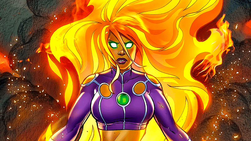 DC Teen Titans character, Starfire.