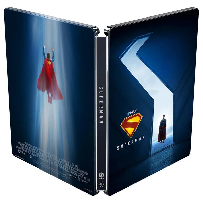 A open look at a dark Superman steelbook