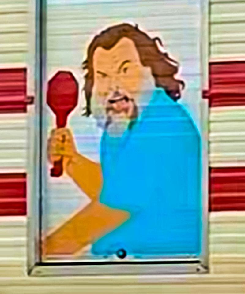 Jack Black's Steve on Steve's Lava Chicken Truck on A Minecraft Sequel set