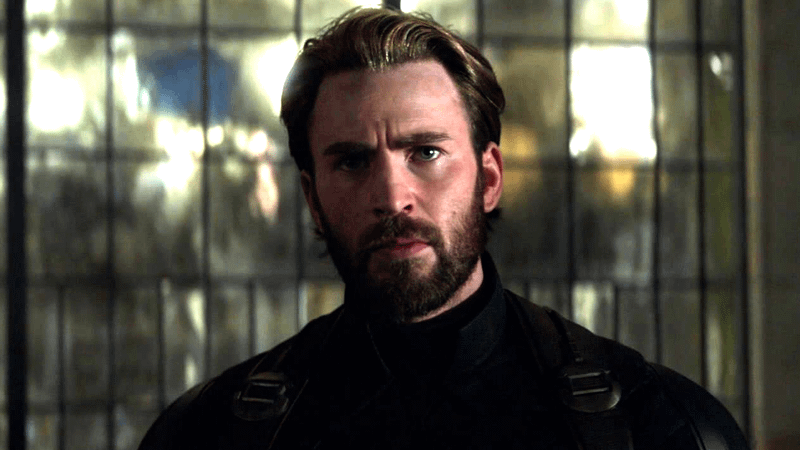 Chris Evans as Steve Rogers in 'Avengers: Infinity War.'
