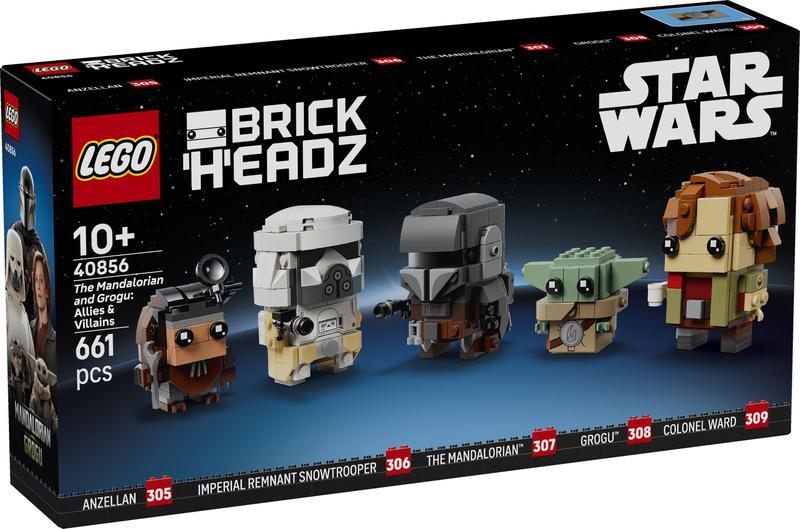 The Brick Headz LEGO box for The Mandalorian and Grogu.