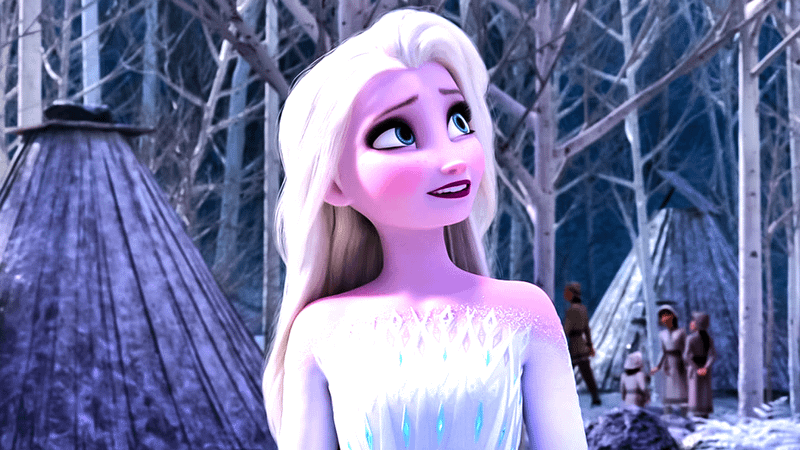 Elsa in Frozen 2.