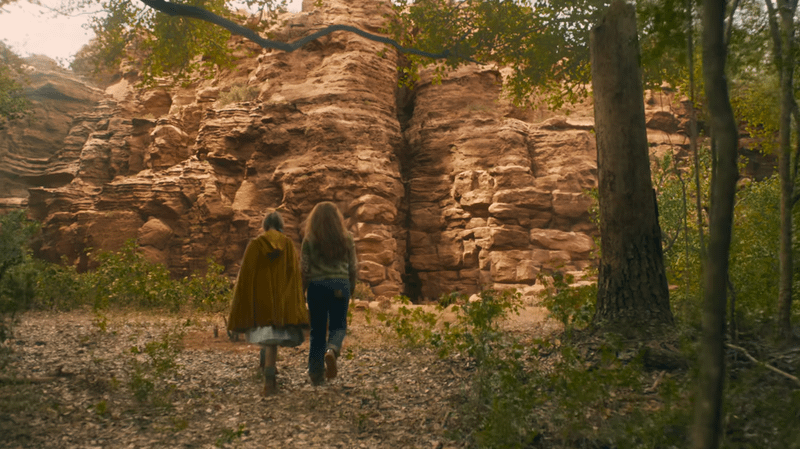 Nell Fisher as Holly Wheeler & Sadie Sink as Max Mayfield in Stranger Things Season 5