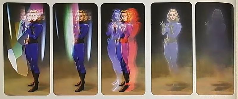 The Fantastic Four First Steps, Sue Storm superpowers concept art