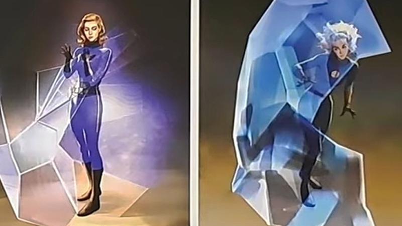The Fantastic Four First Steps, Sue Storm superpowers concept art