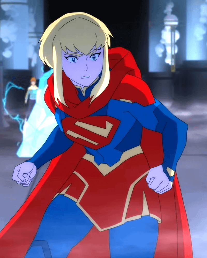 Supergirl in My Adventures with Superman Season 3.