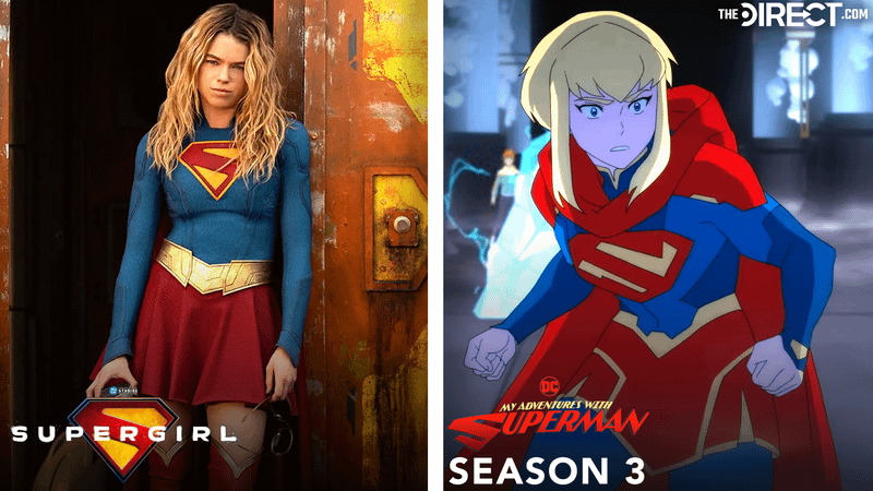 Milly Alcock as Supergirl in Supergirl vs Supergirl in My Adventures with Superman
