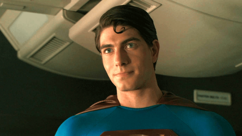 Brandon Routh as Superman in Superman Returns
