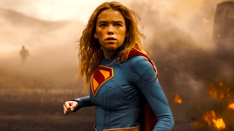 Milly Alcock as Supergirl.