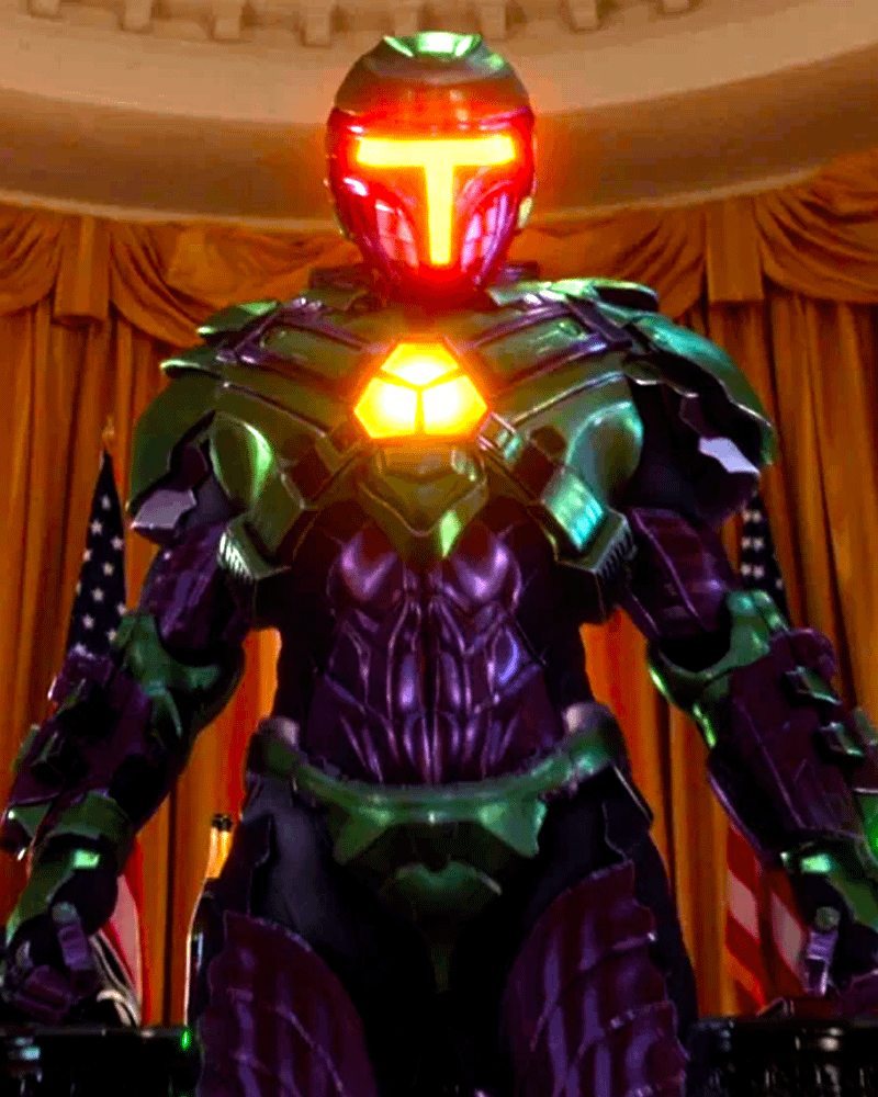 Lexosuit in Supergirl.