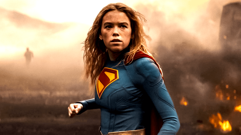 Milly Alcock as Supergirl.