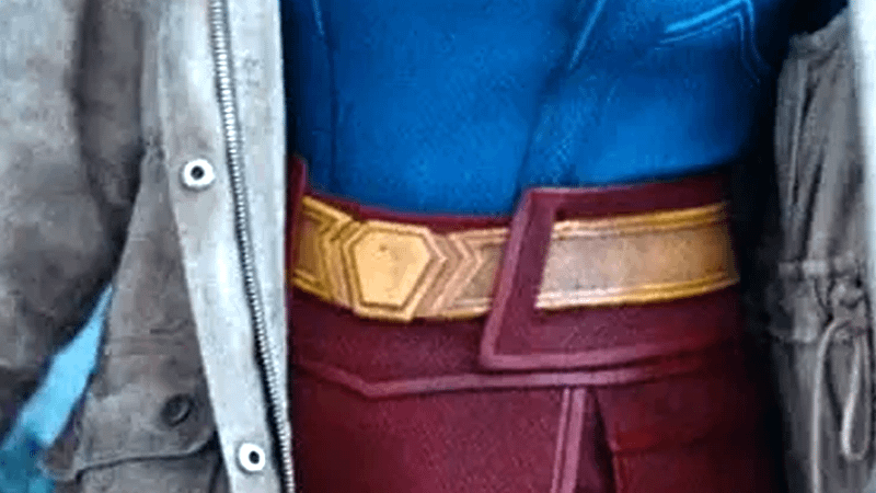 Supergirl's belt in Superman